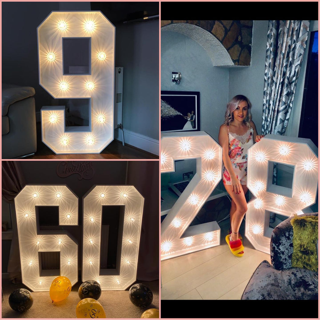 4ft LED Numbers